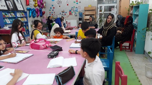 برگزاری ایستگاه نقاشی به مناسبت ماه محرم