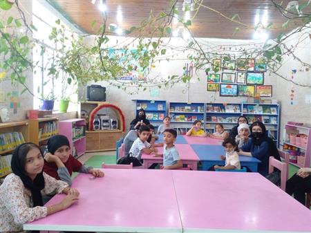 بازدید کودکان مرکز کم شنوای آوا از کتابخانه « بوستان کتاب»