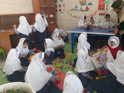 اجرای بازی های آموزشی و جذاب با حضور دانش آموزان پیش دبستانی فاخر