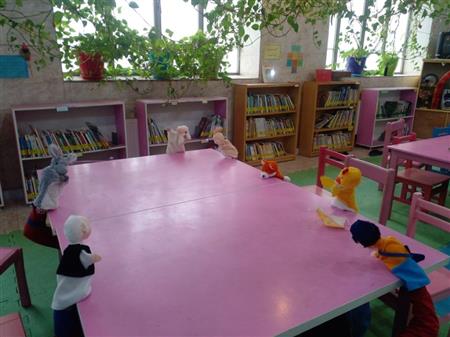 اجرای نمایش عروسکی در کتابخانه «بوستان کتاب»